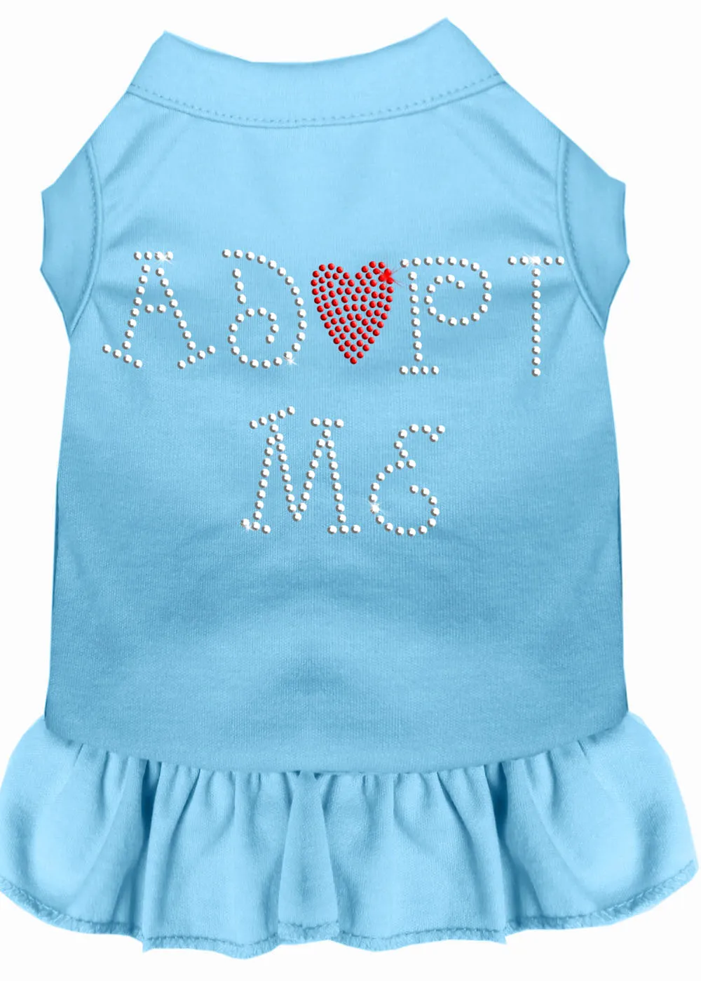 Adopt Me Rhinestone Dress Baby Blue Xxxl