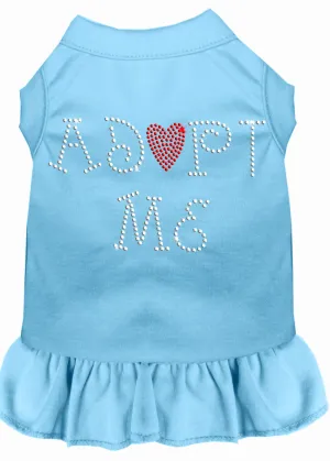 Adopt Me Rhinestone Dress Baby Blue Xxxl