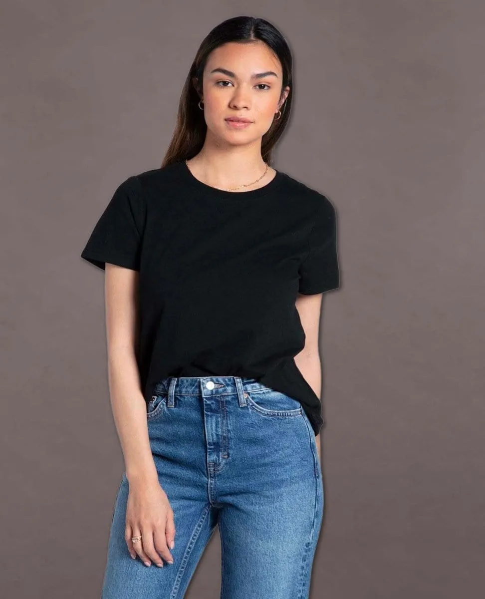 Aiden Short Sleeve Black Tee