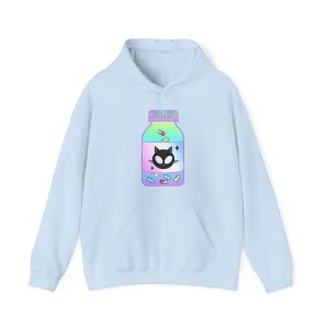 Alien Cat Chill Pill Unisex Hoodie