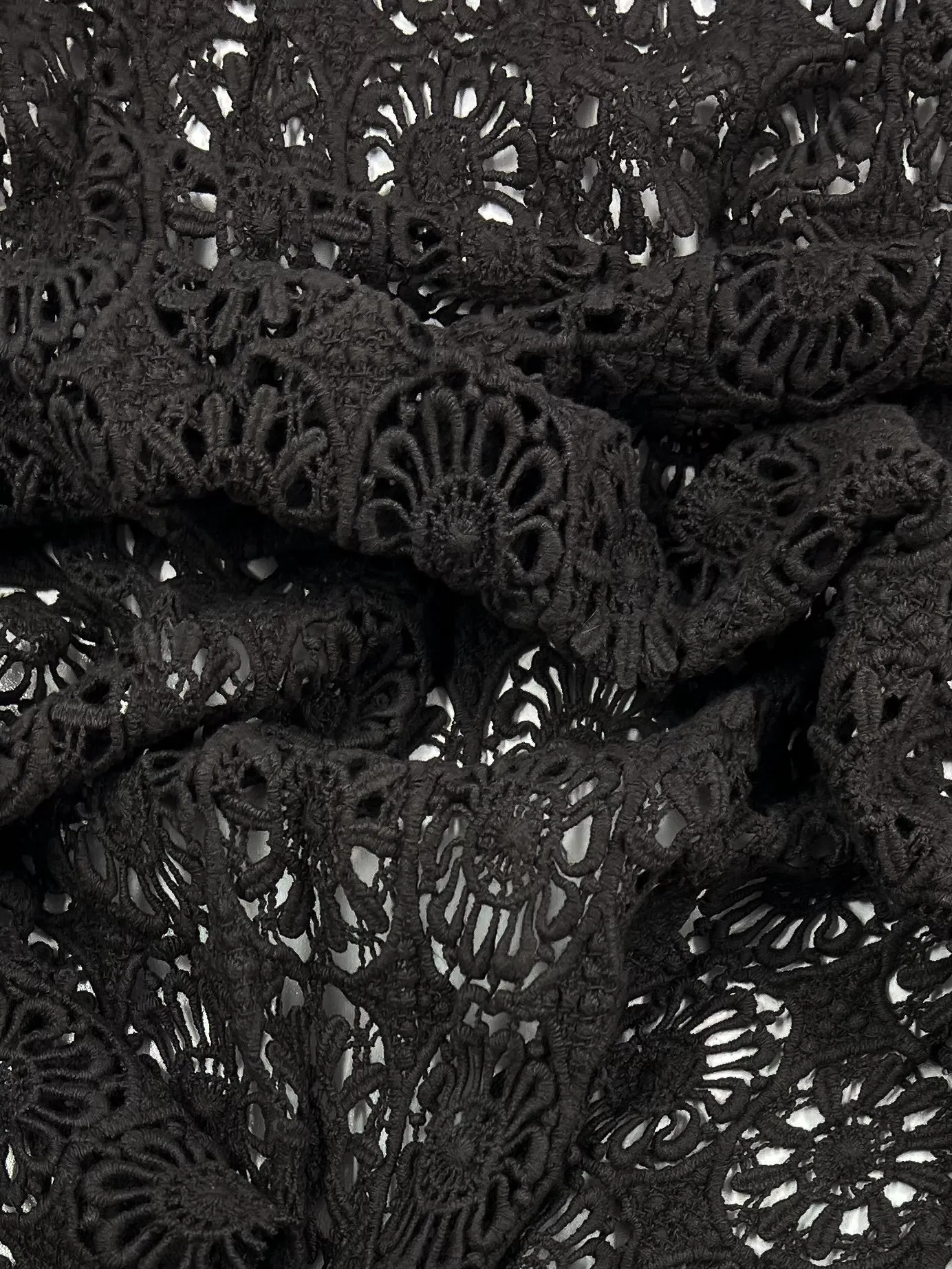 Anglaise Lace - Black Sun - 110cm