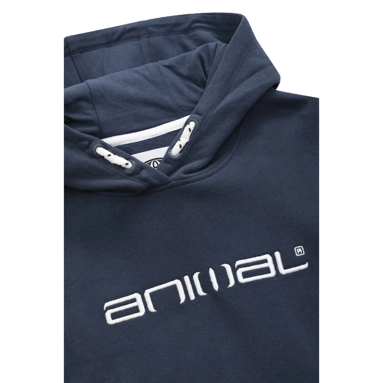 Animal Childrens/Kids Rinsey Logo Organic Drawstring Hoodie