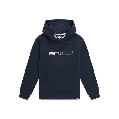 Animal Childrens/Kids Rinsey Logo Organic Drawstring Hoodie