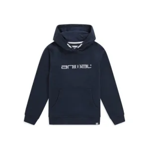 Animal Childrens/Kids Rinsey Logo Organic Drawstring Hoodie