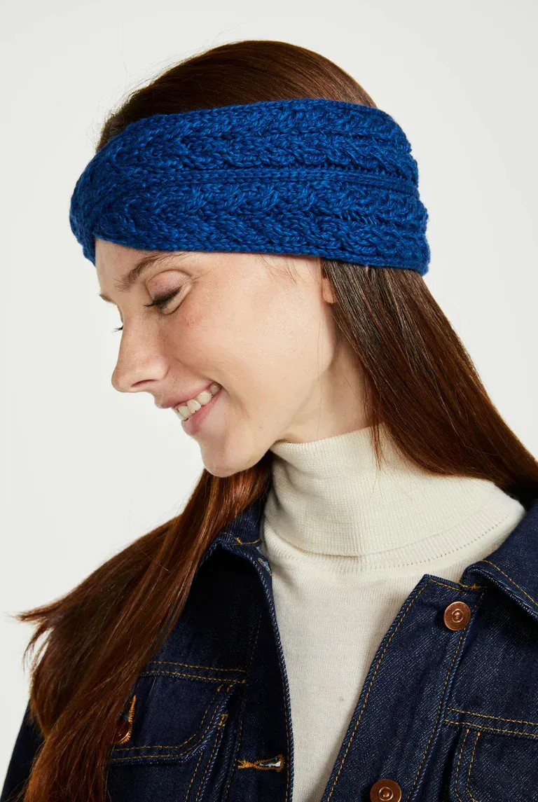 Aran - Headband - Deep Blue
