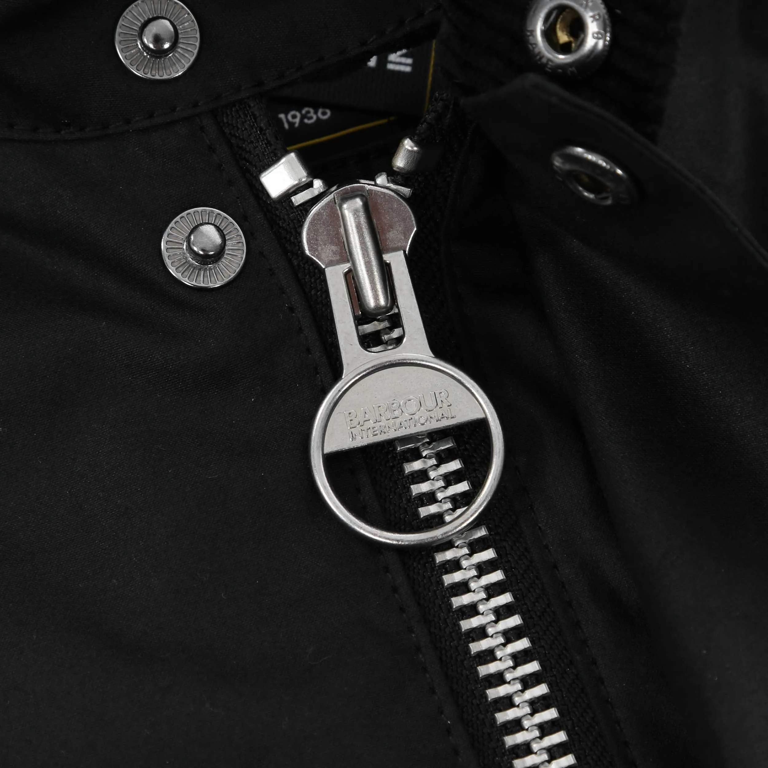 Barbour Lexton Wax Jacket in Black