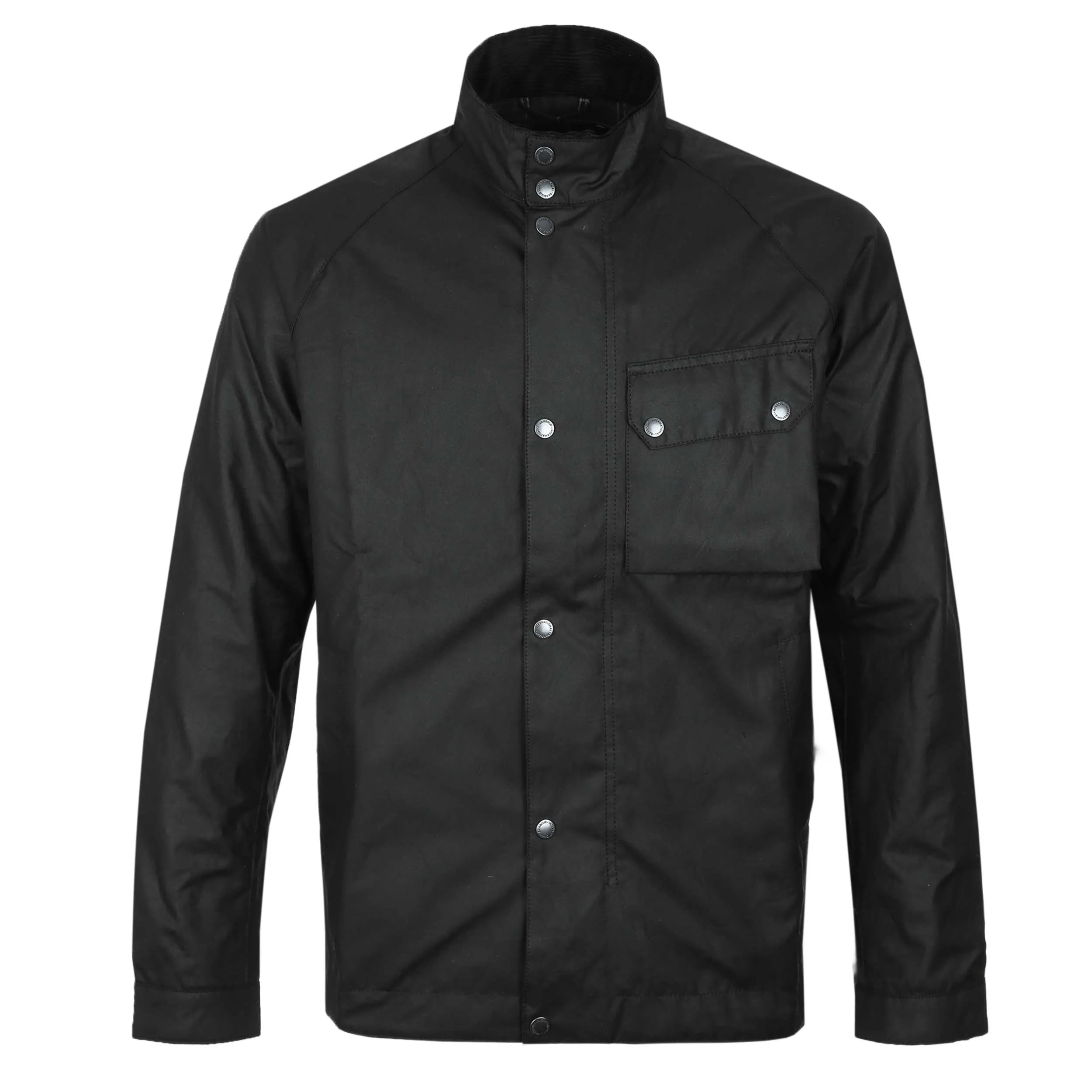Barbour Lexton Wax Jacket in Black