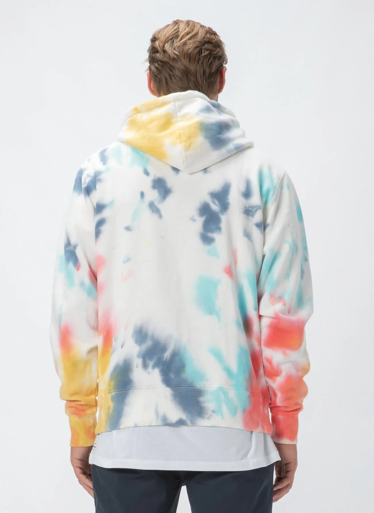 B.Cools Ripple Hood Sweatshirt Tie Dye