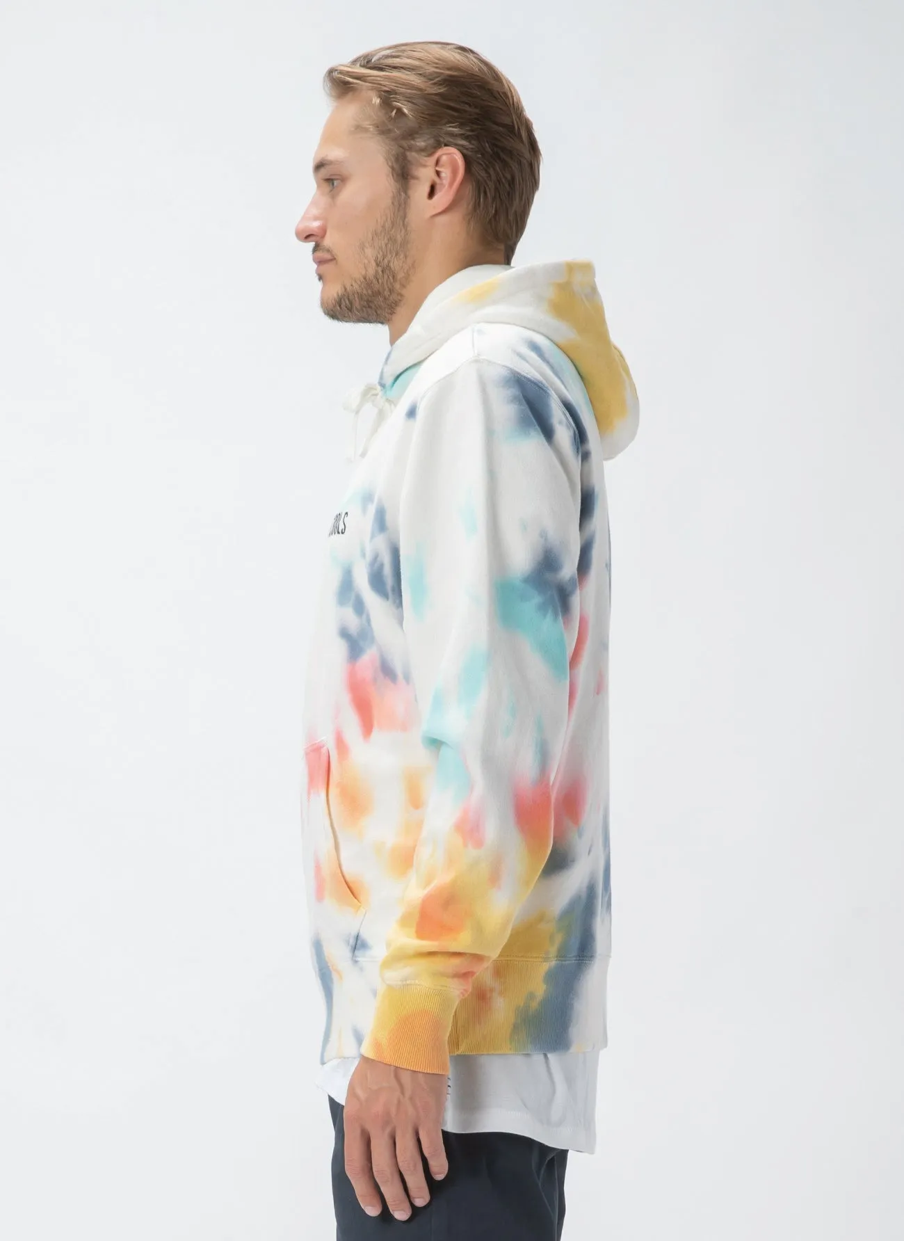 B.Cools Ripple Hood Sweatshirt Tie Dye