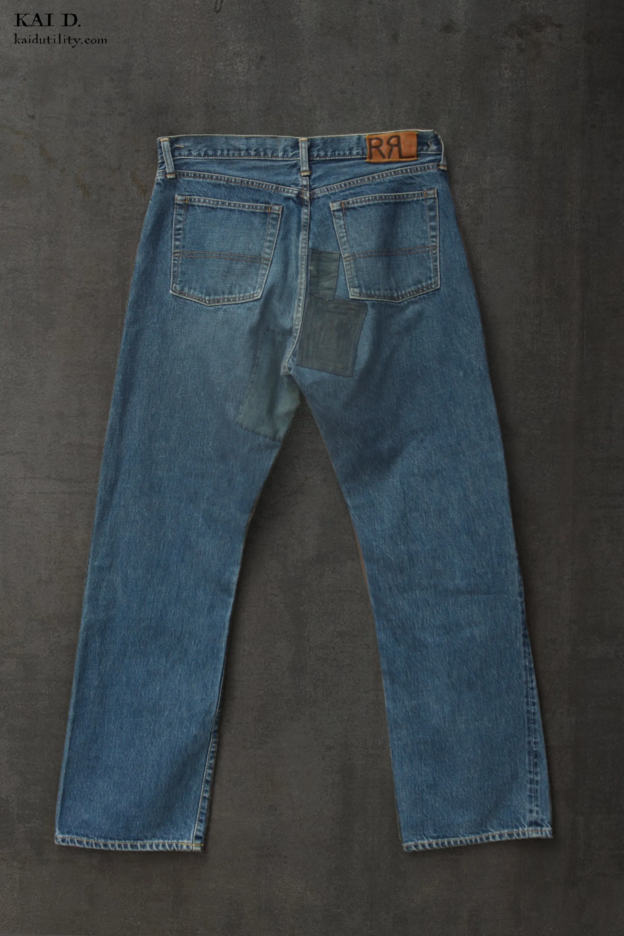 Boro Jeans - Faded Indigo - 34/35 (relaxed fit)