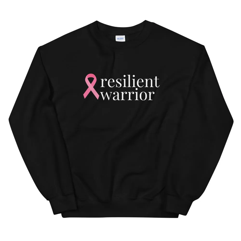 Breast Cancer resilient warrior Ribbon Sweatshirt