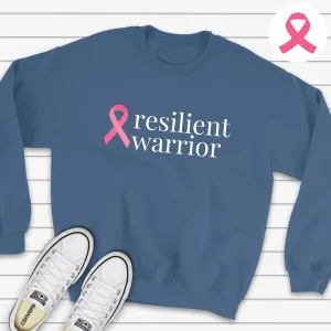 Breast Cancer resilient warrior Ribbon Sweatshirt