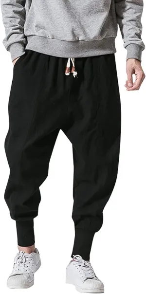 Cargo Pants for Men Big and Tall Lounge Pants Men's Casual Pants Overalls Solid Color Multi-Pocket Straight Trousers