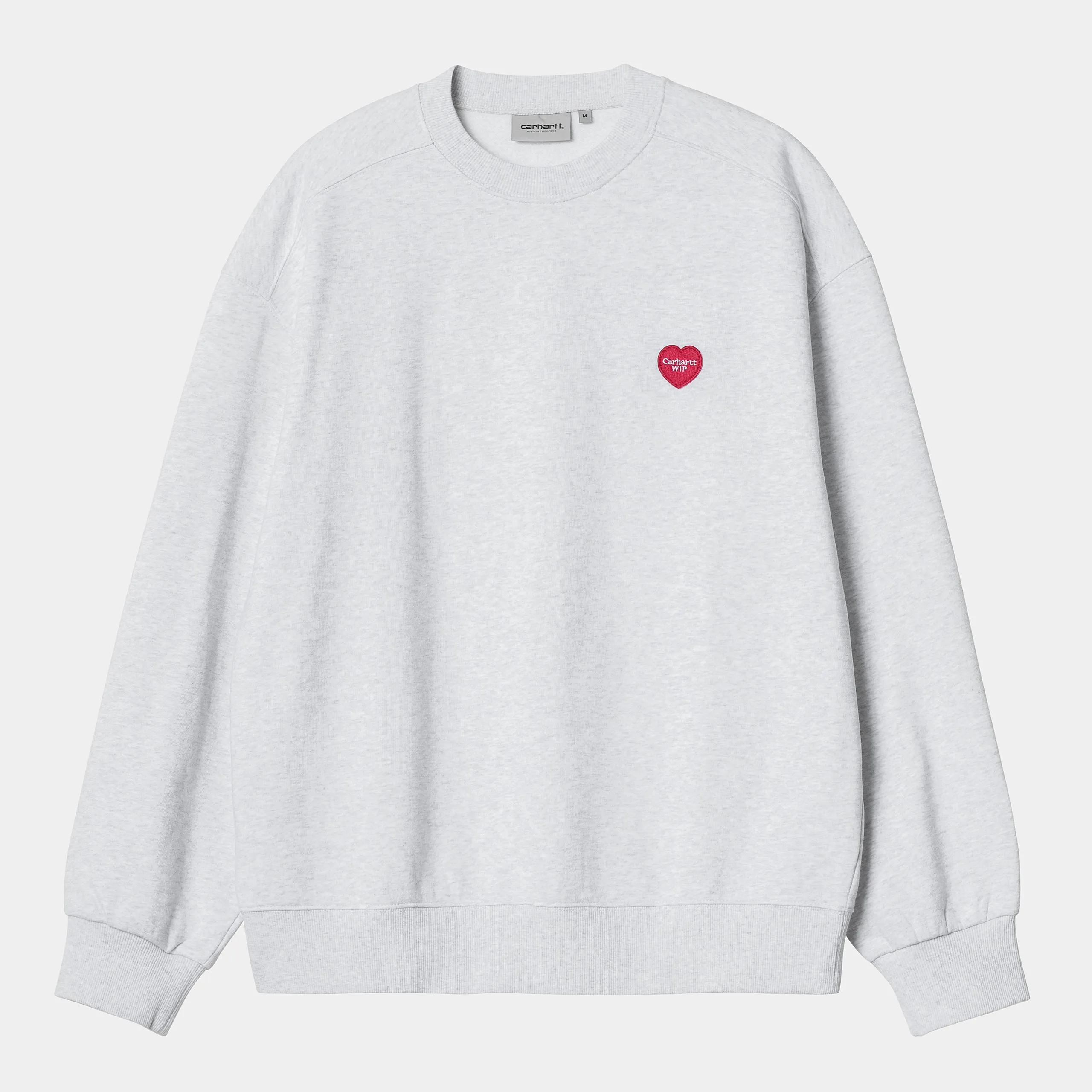 Carhartt WIP - Heart Patch Crewneck Sweatshirt - Ash Heather
