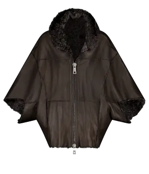 Catania Leather Jacket in Acero