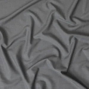 Cloud grey plain Premium Italian super 150's all wool suiting fabric-D11430