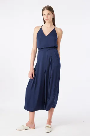 Comfortable Form Short Leg Navy Blue Trousers