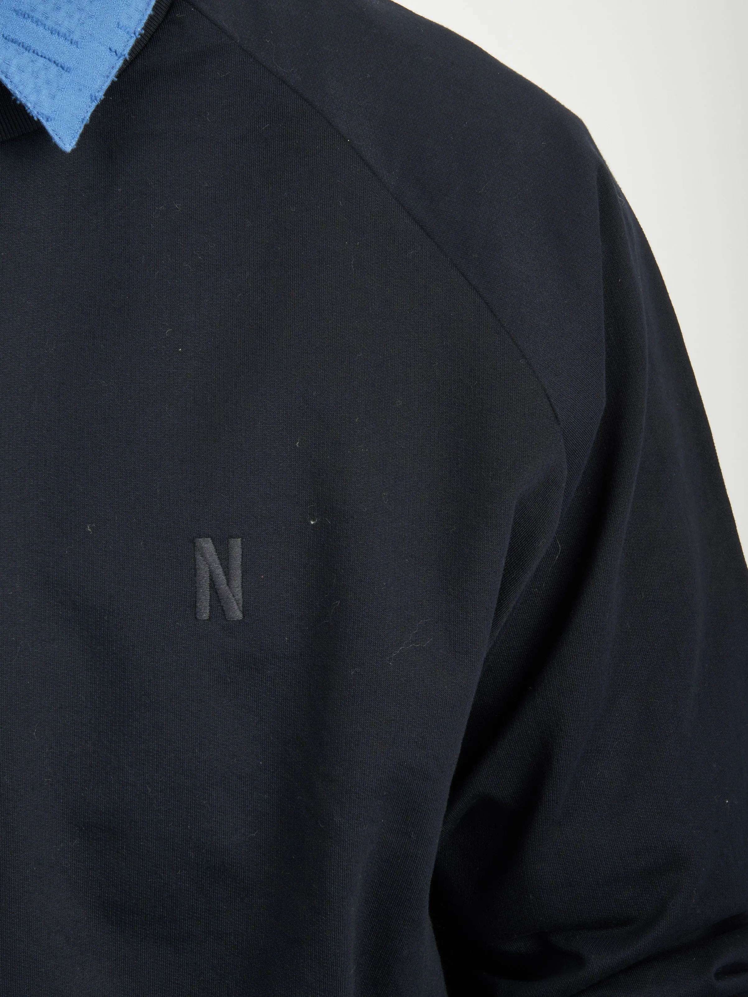 Dark Navy Marten Relaxed Raglan Light Sweatshirt