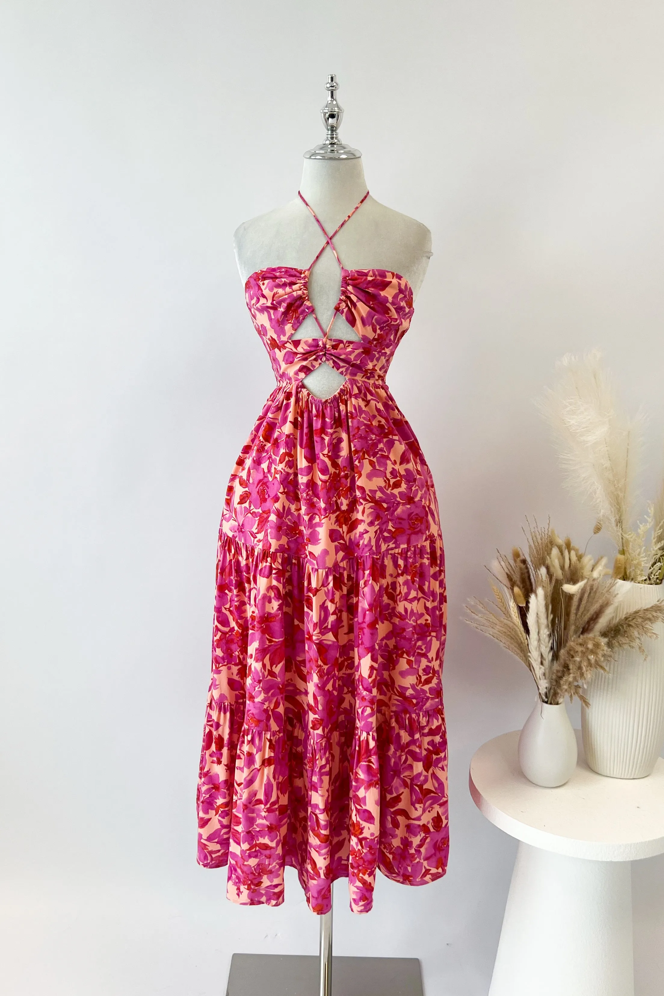 Dion Floral Midi Dress