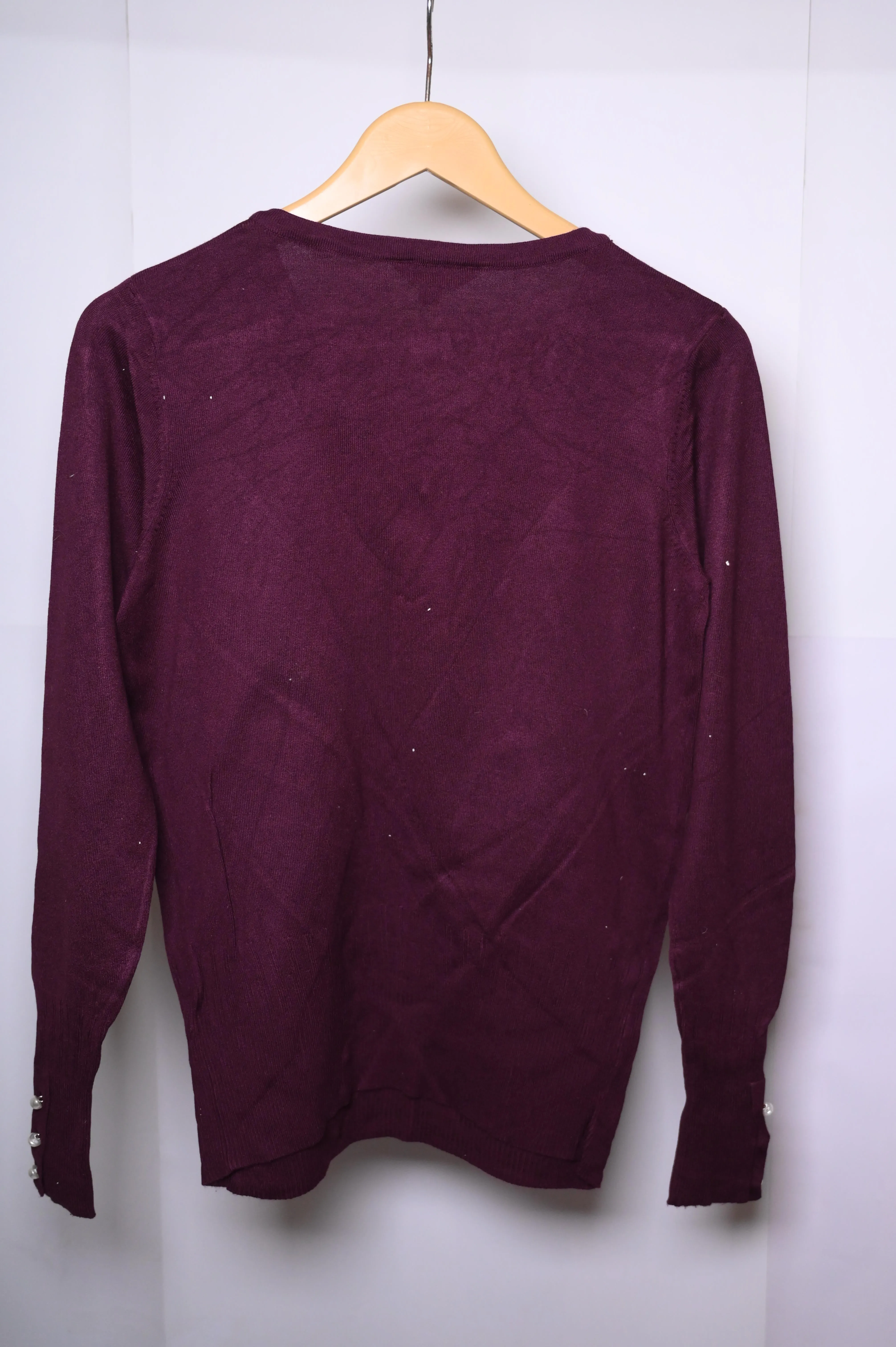 Dorothy Perkins Medium Maroon Sweatshirt