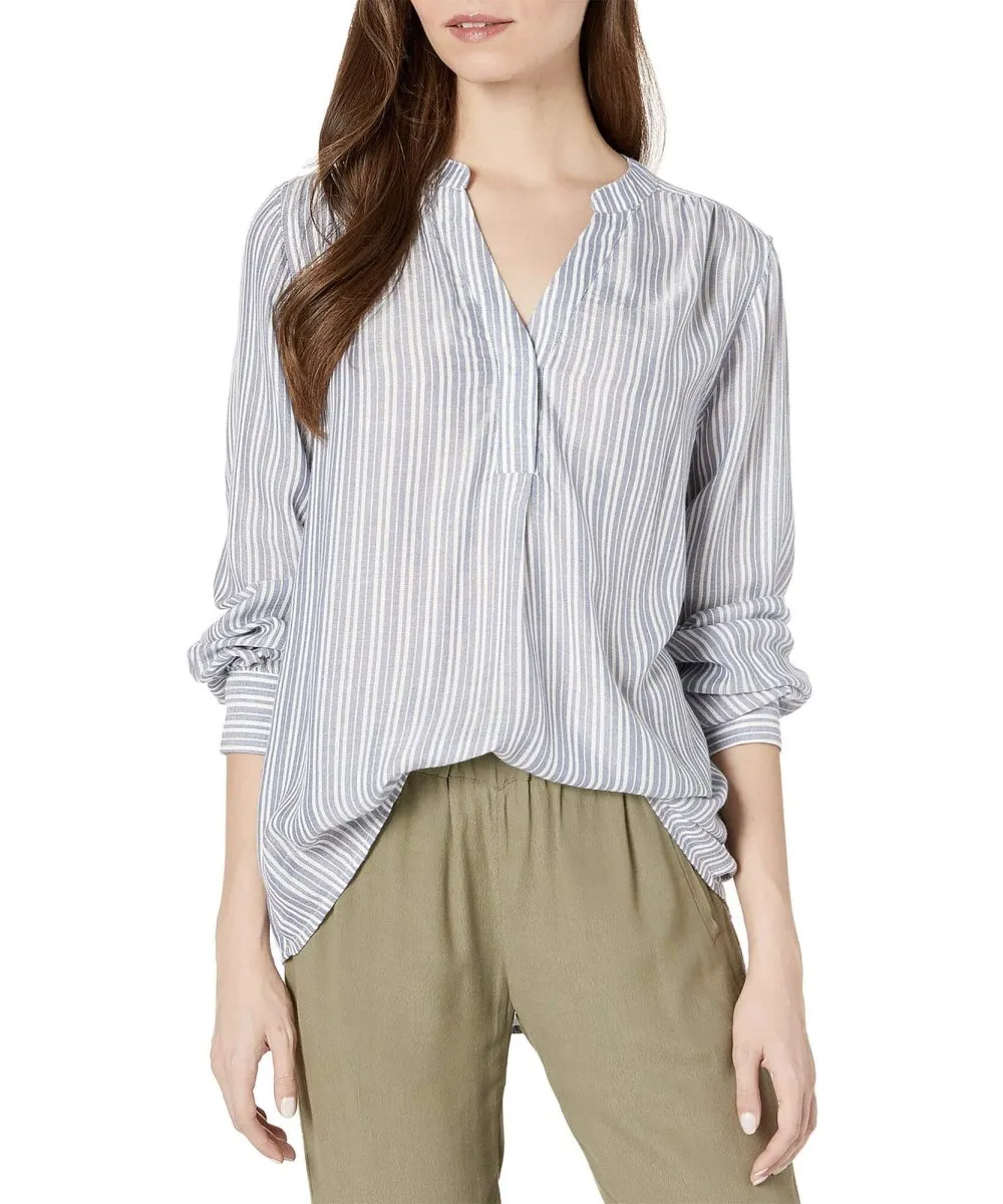 Eden Blouse Blue Stripe