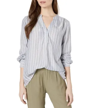 Eden Blouse Blue Stripe