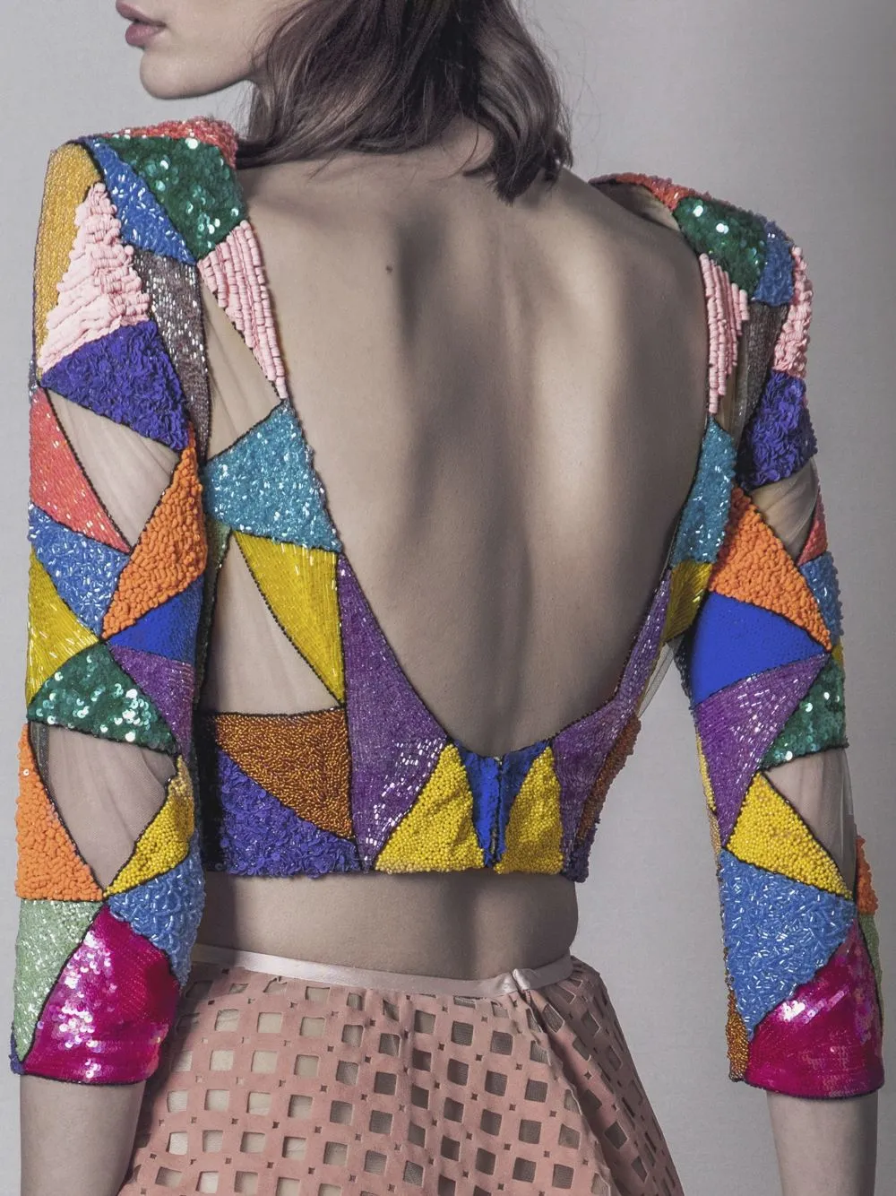 Embroidered Top & Skirt