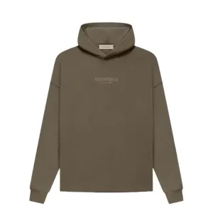ESSENTIALS FOG RELAXED HOODIE WOOD