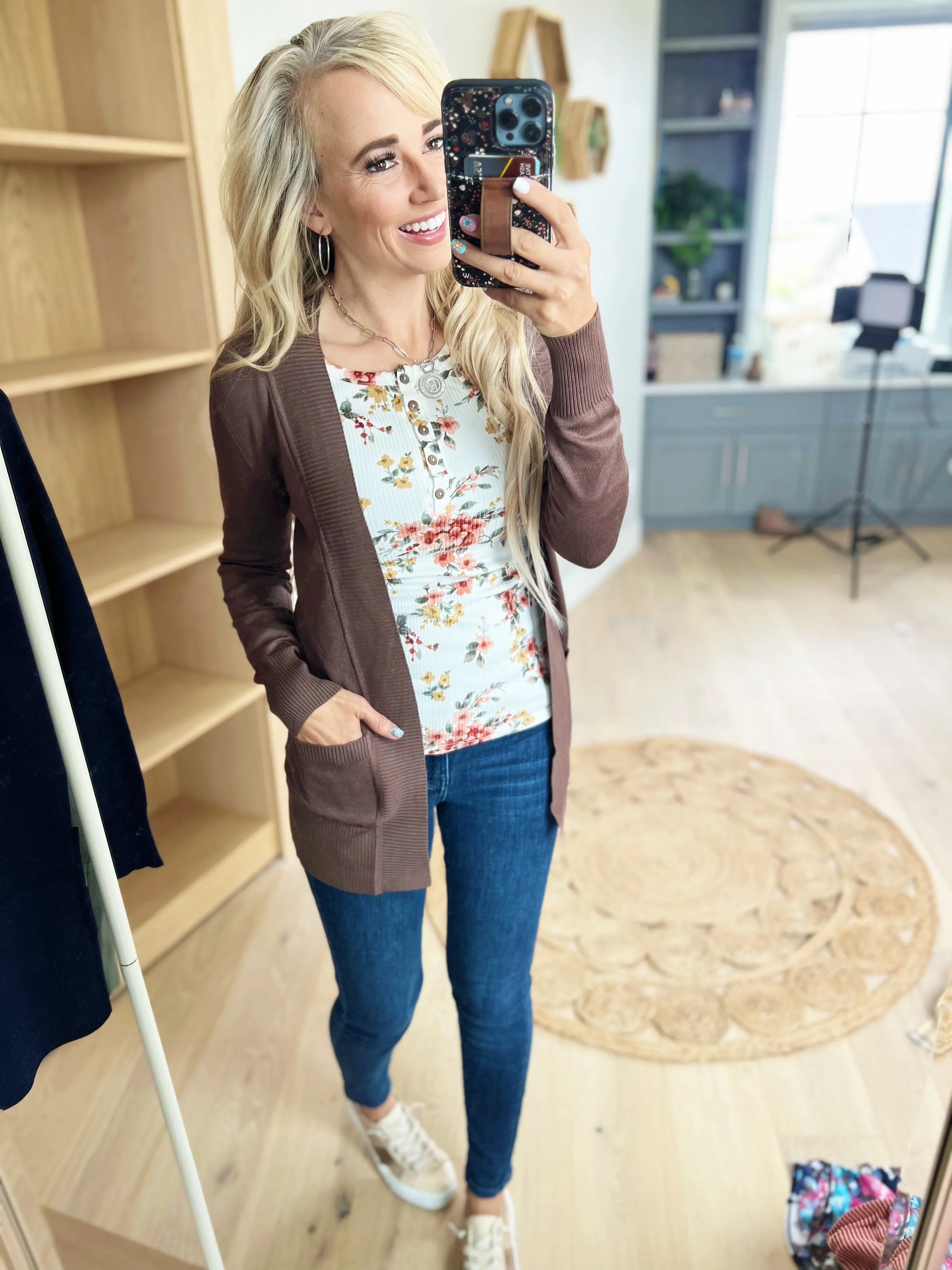 Everyday Cardigan in Chocolate (SALE)