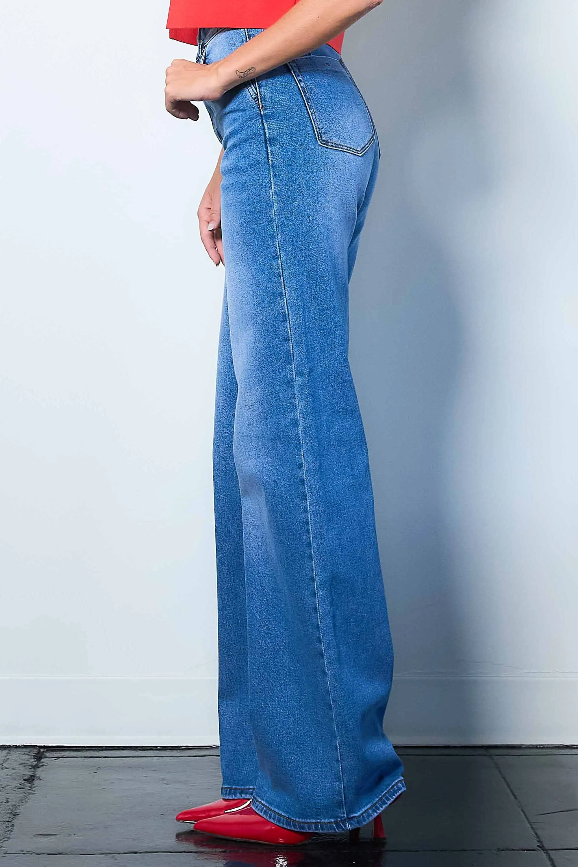 Everyday High-Rise Wide Leg Jeans