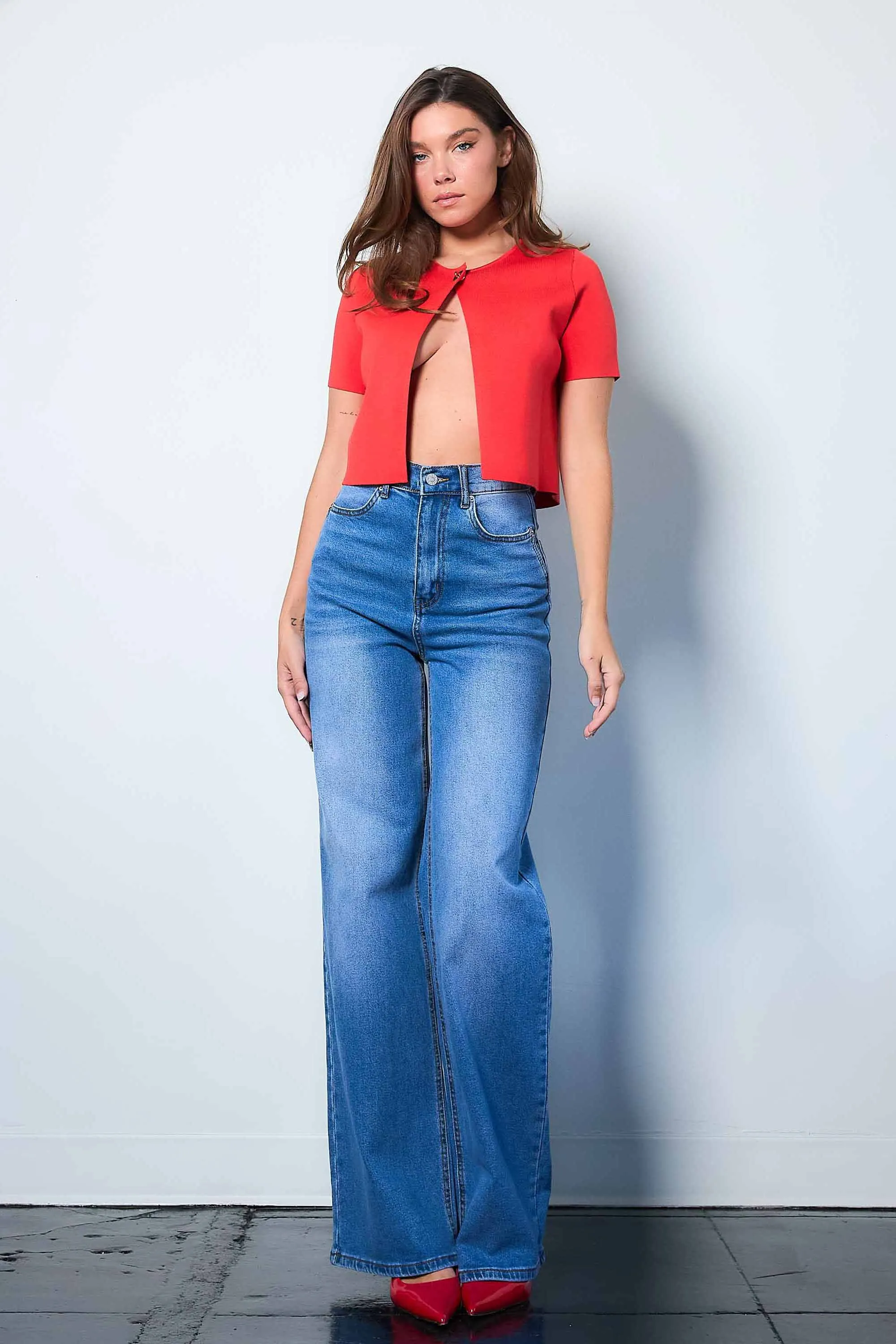 Everyday High-Rise Wide Leg Jeans