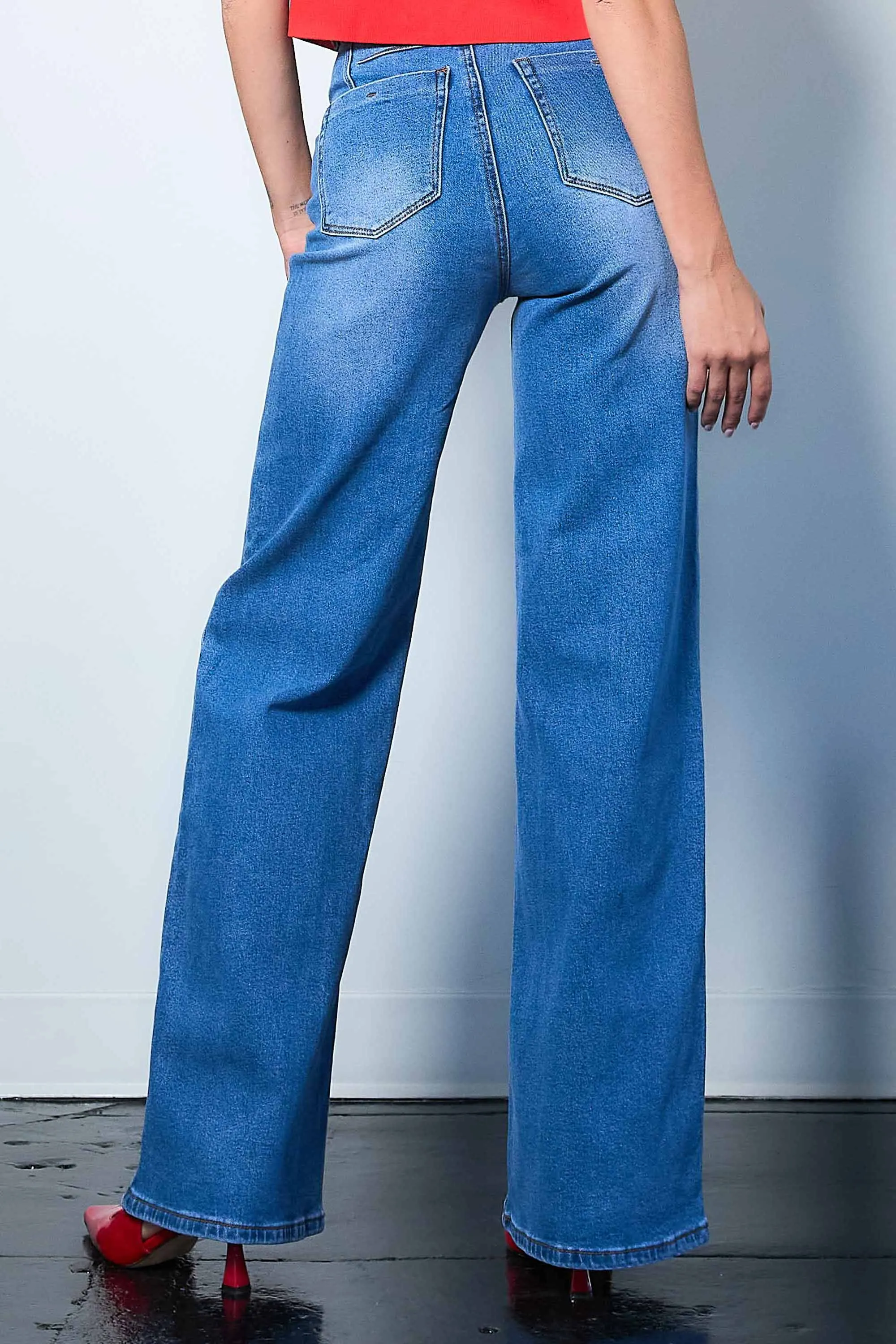 Everyday High-Rise Wide Leg Jeans
