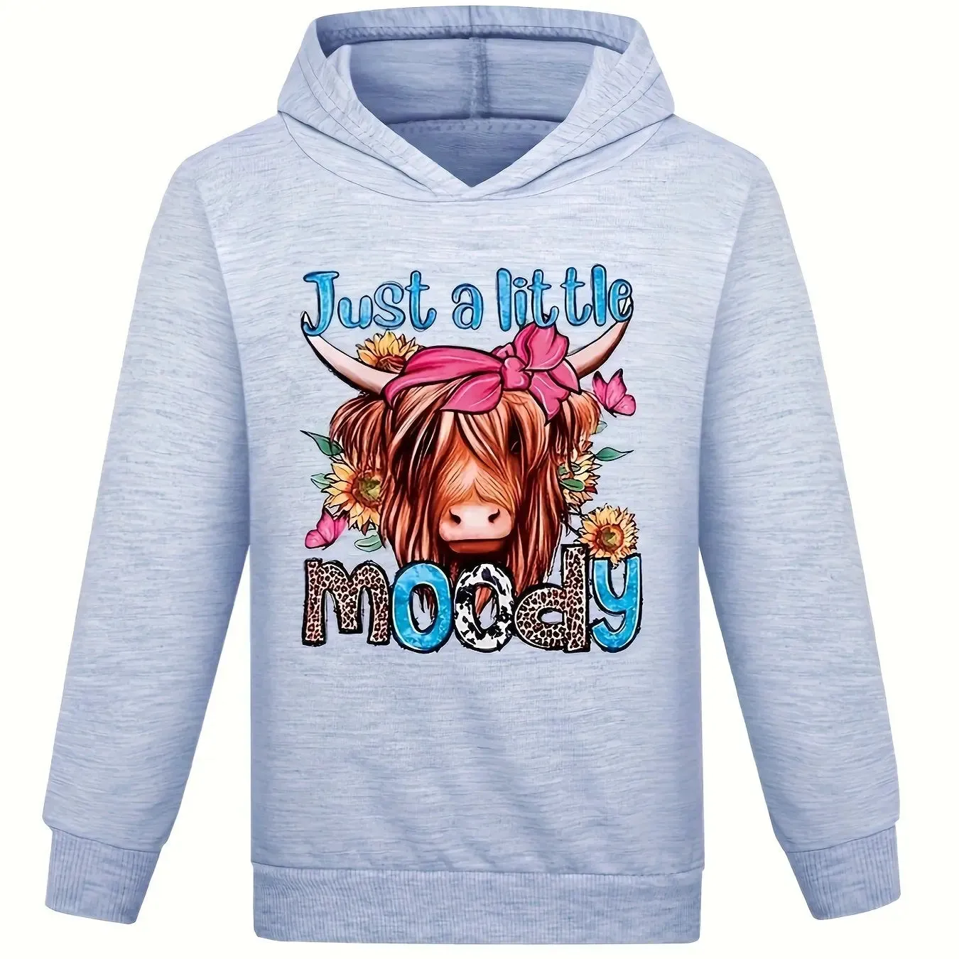 Fashion Cartoon Hooded Sweatshirt for Toddler Girls