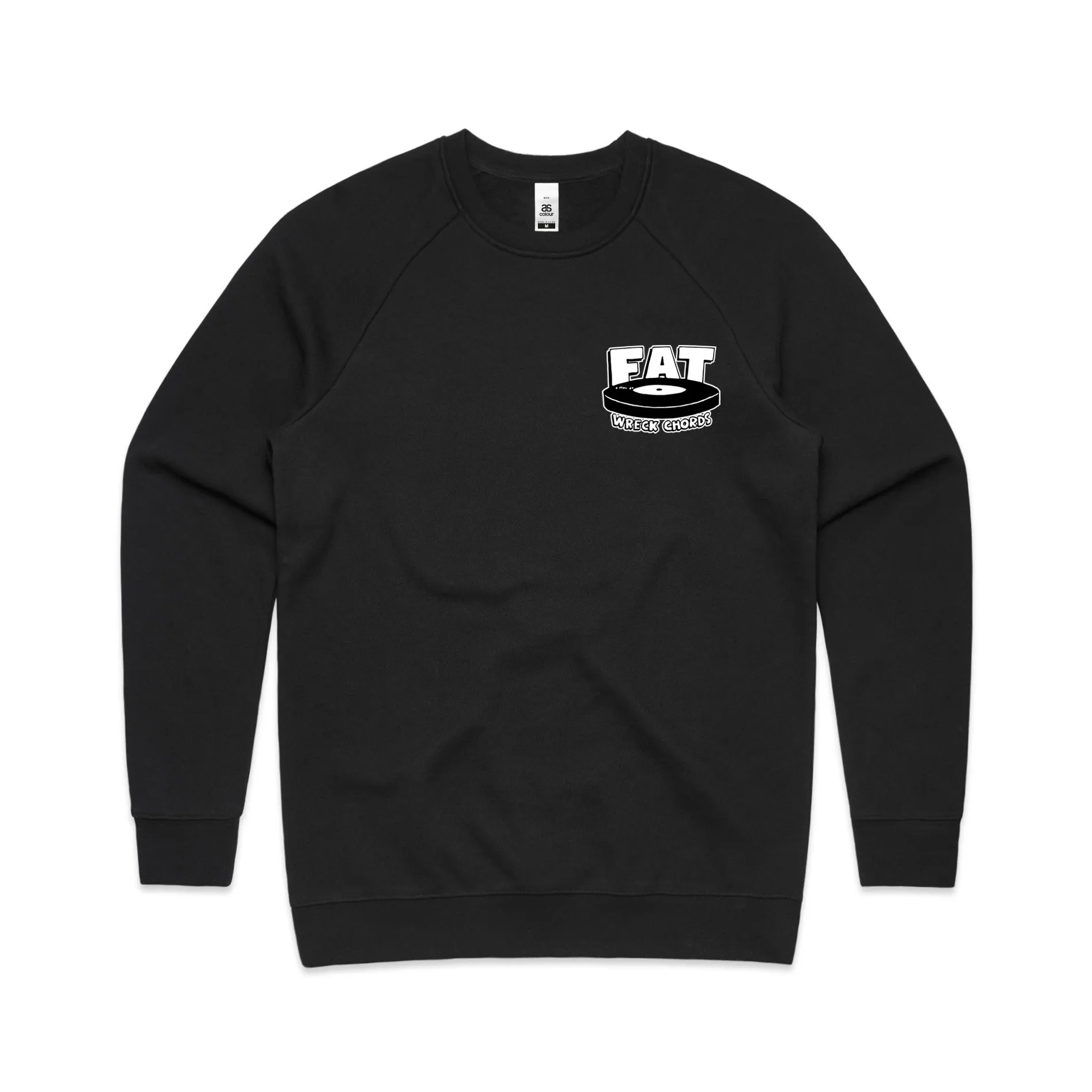 Fat Wreck Chords Embroidered Crewneck (Black)