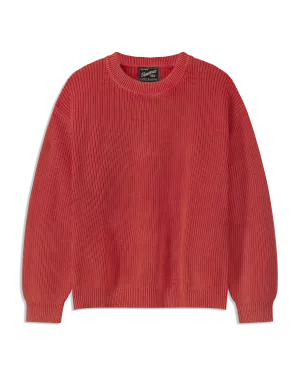 Fisherman Crew Sweater - Ember
