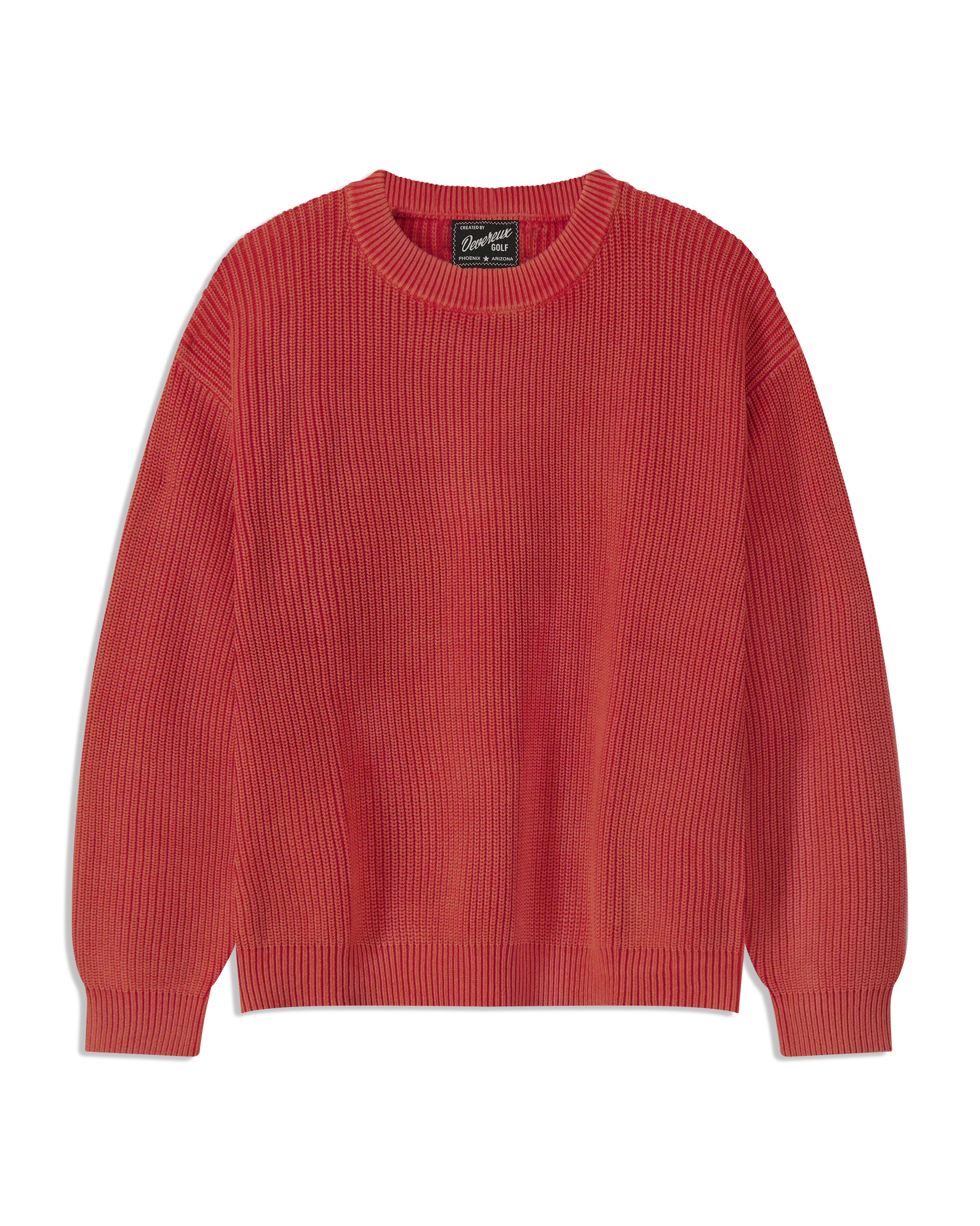 Fisherman Crew Sweater - Ember