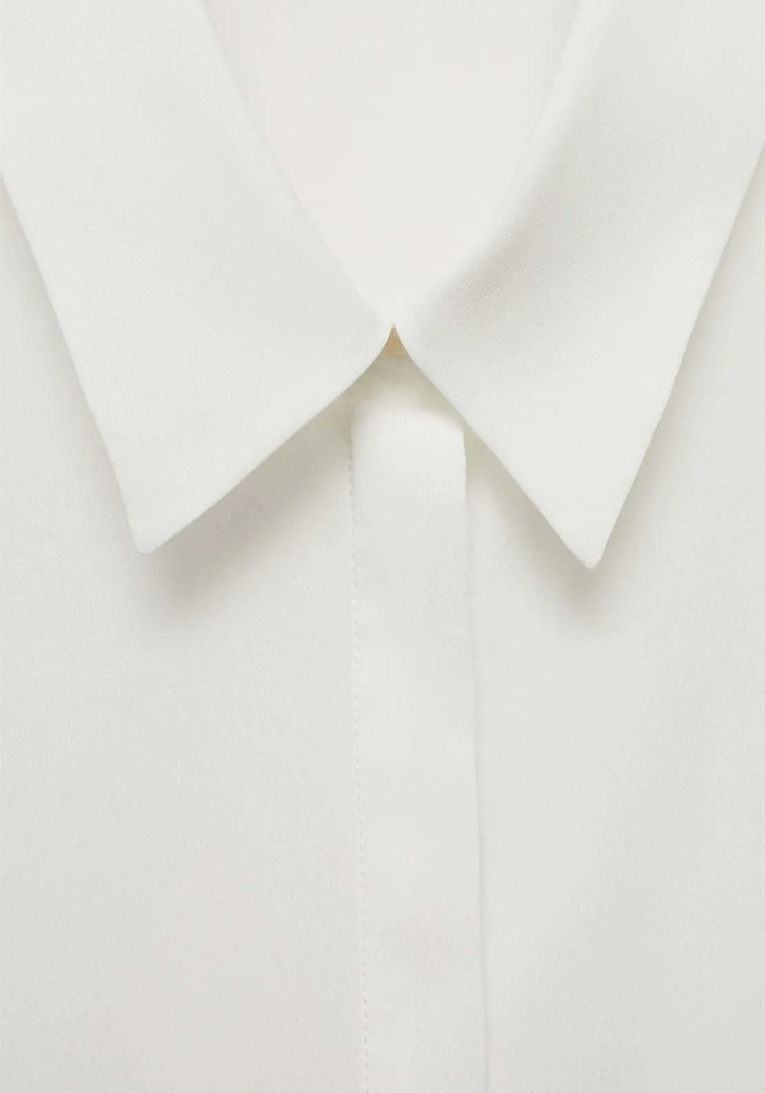 Fluid long-sleeved shirt - Beige