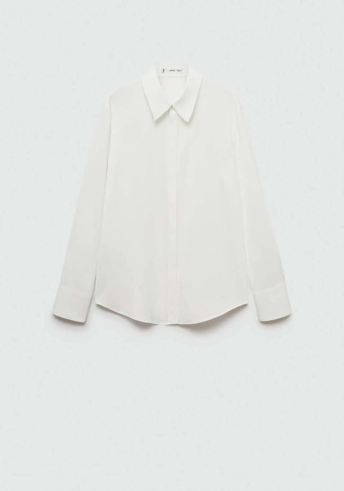 Fluid long-sleeved shirt - Beige