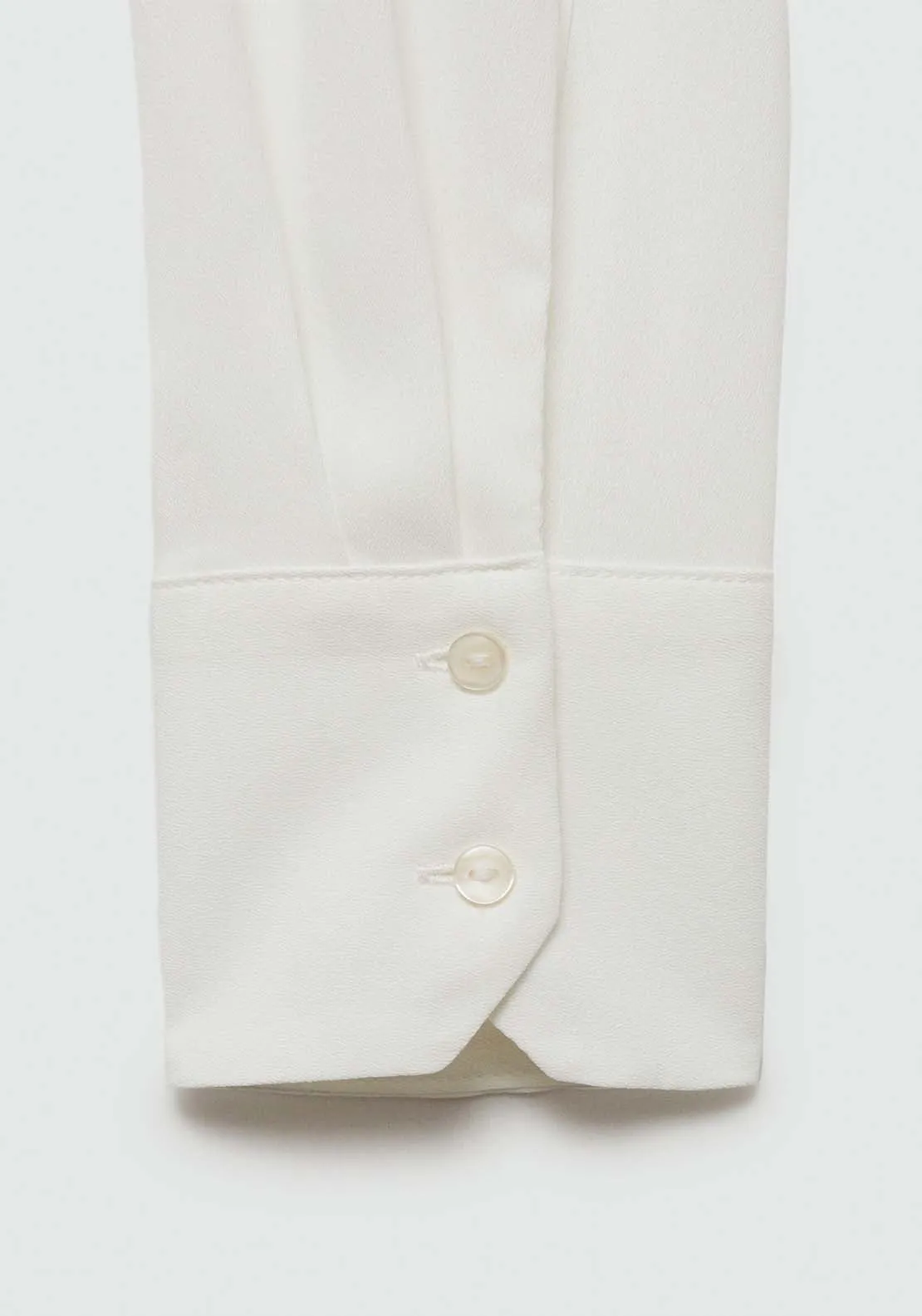 Fluid long-sleeved shirt - Beige