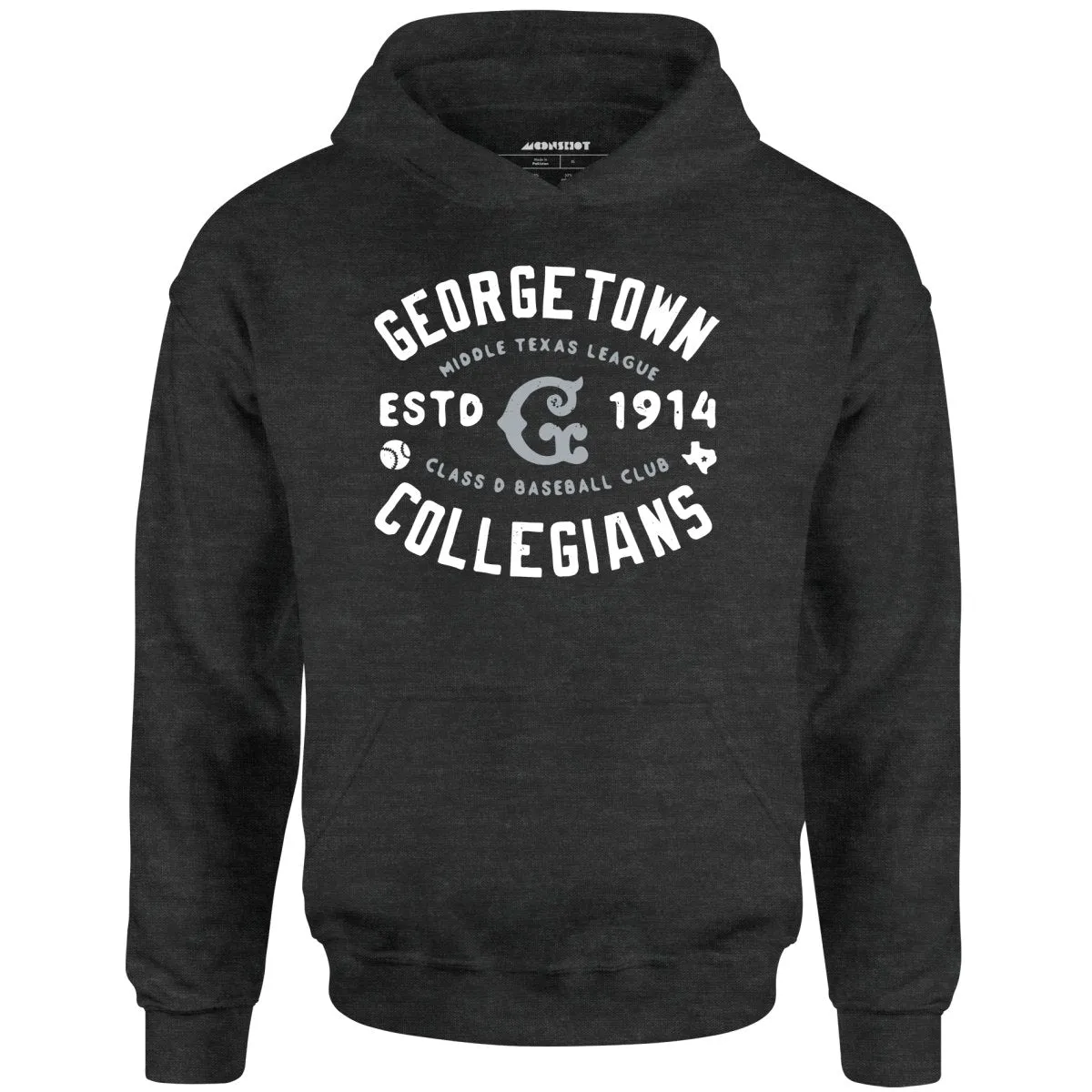 Georgetown Collegians - Texas - Vintage Defunct Baseball Teams - Unisex Hoodie
