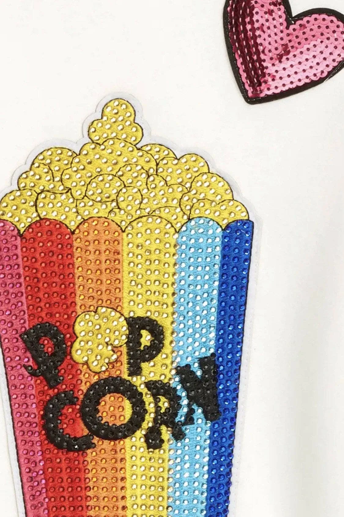 Girls  I Love Popcorn Sweatshirt