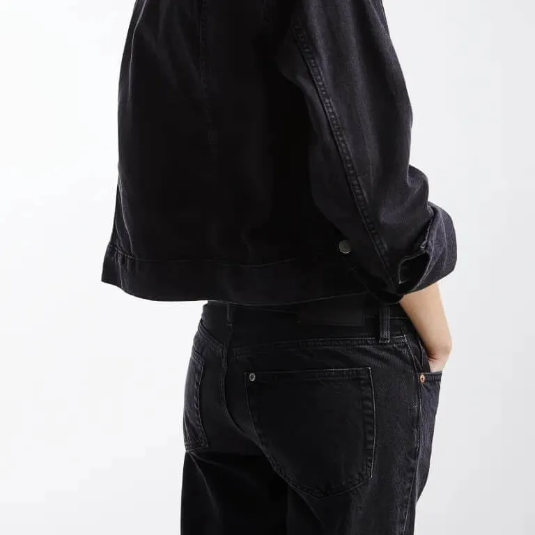 H&M Straight Low jeans, black