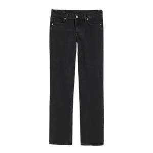 H&M Straight Low jeans, black