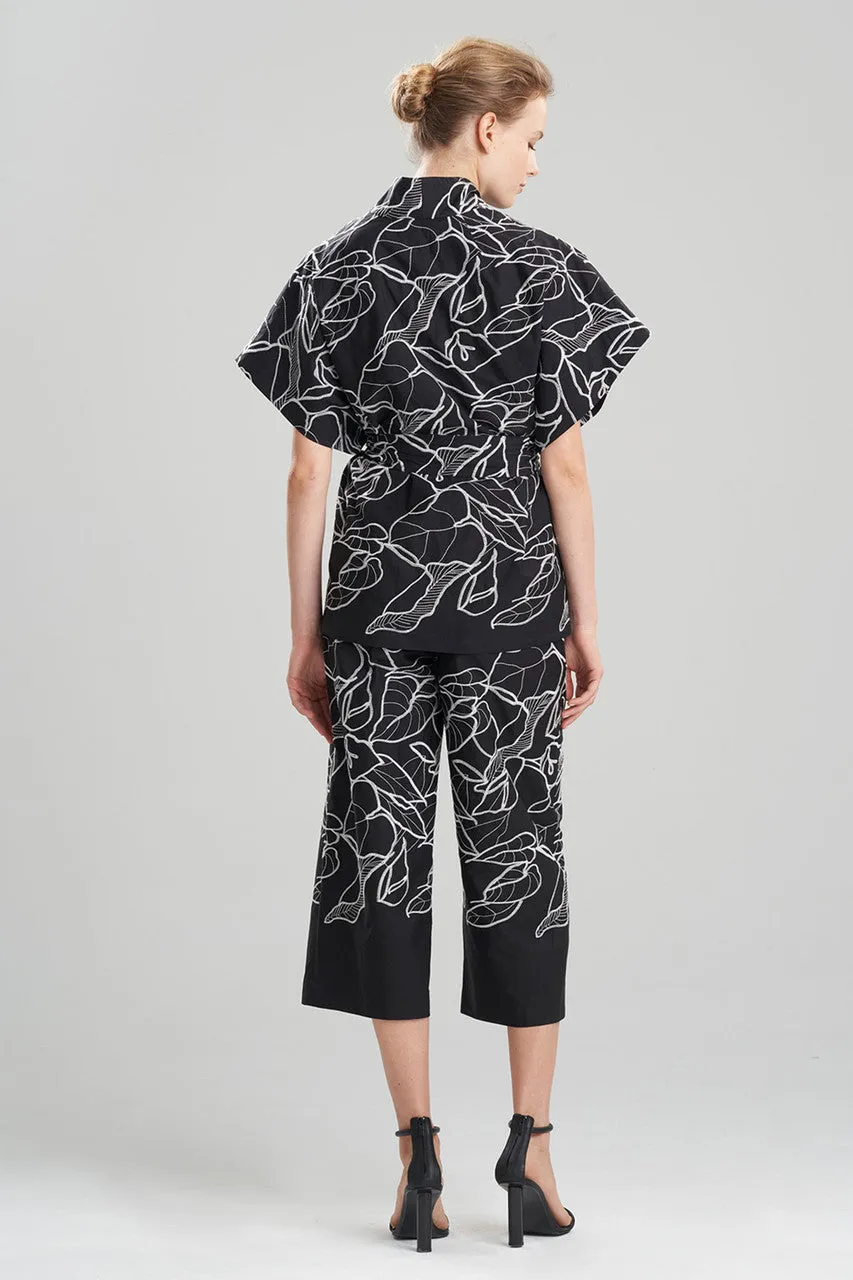 Hana Cotton Poplin Embroidered Topper