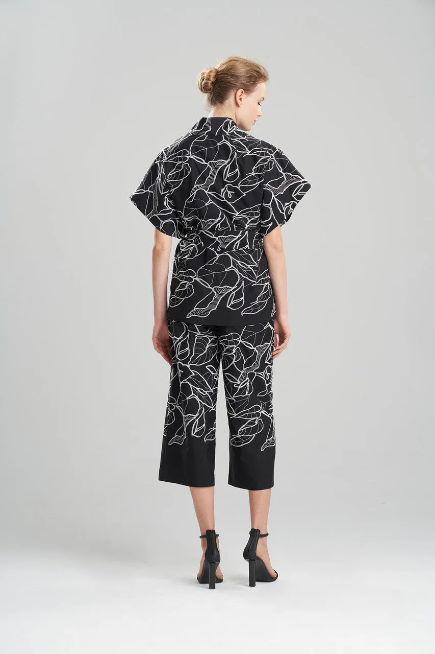 Hana Cotton Poplin Embroidered Topper