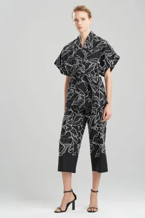 Hana Cotton Poplin Embroidered Topper