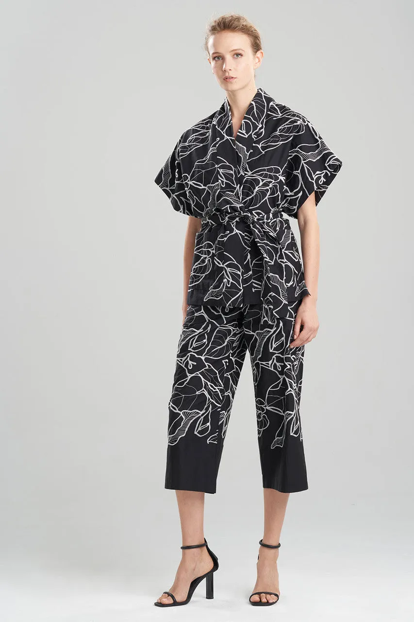 Hana Cotton Poplin Embroidered Topper