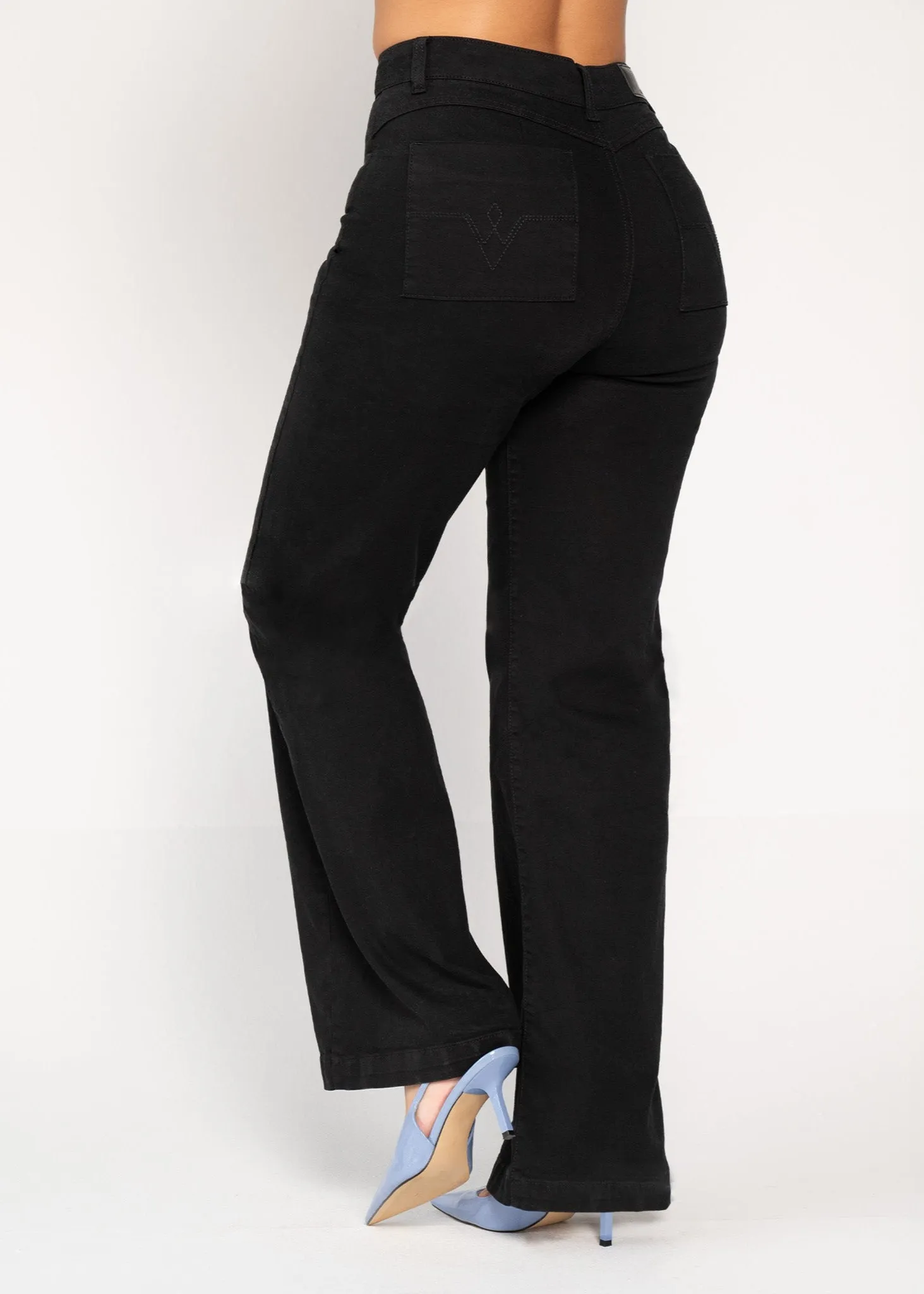 High Rise Relaxed Wide Leg Jeans