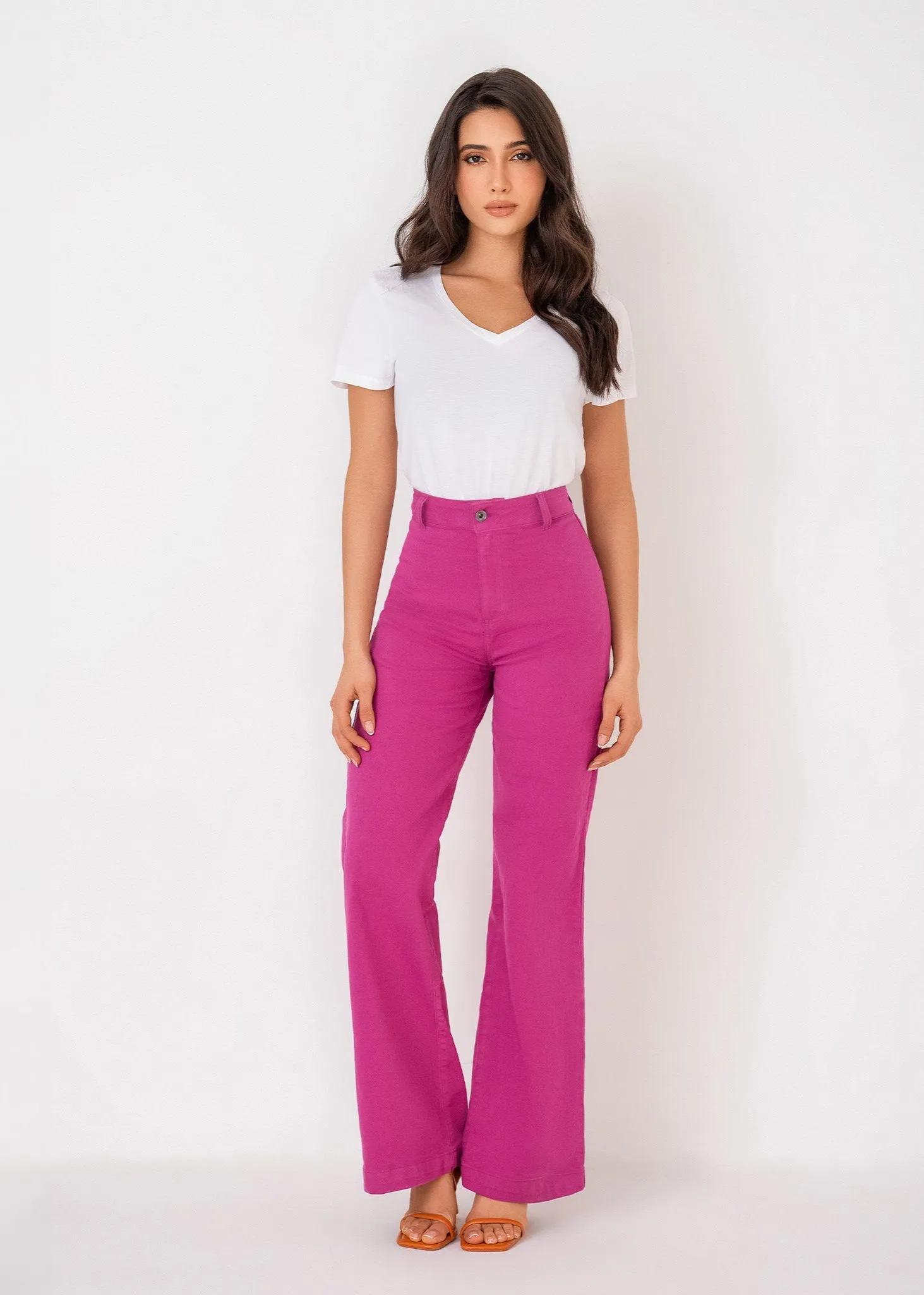 High Rise Relaxed Wide Leg Jeans