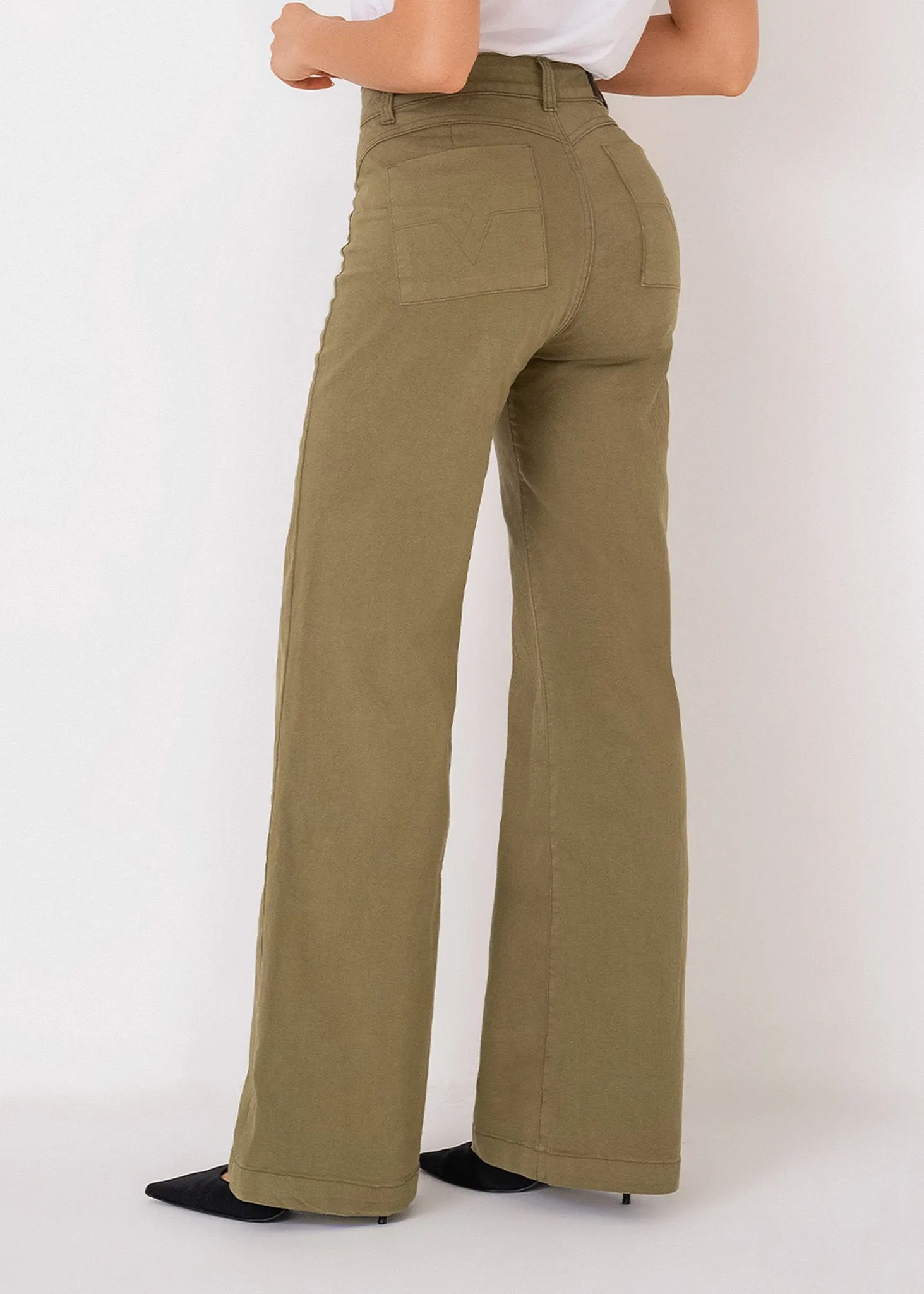 High Rise Relaxed Wide Leg Jeans